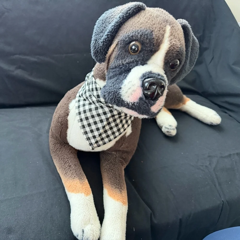New Black and White Check Design Dog Bandanna